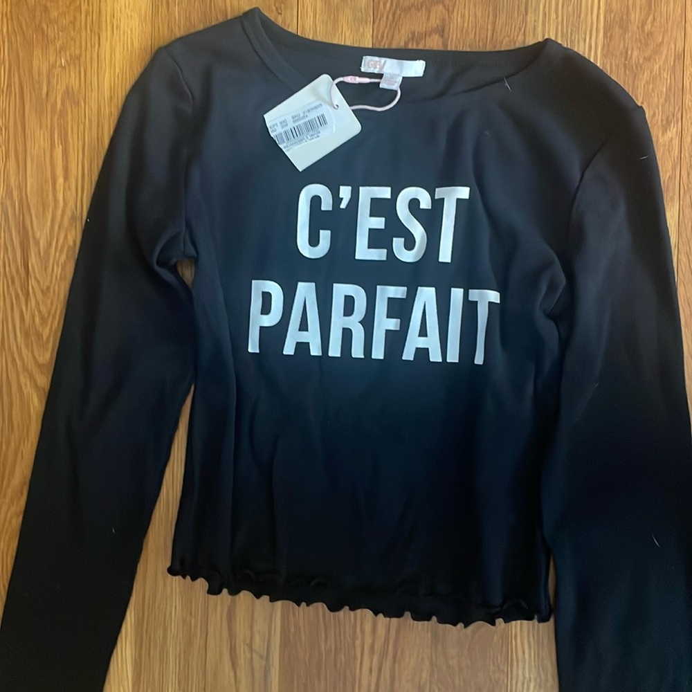 Black long sleeve shirt